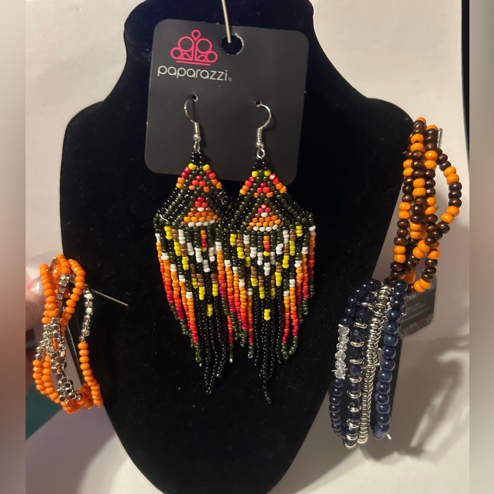 Paparazzi 4 pc Vibrant Beaded Bundle